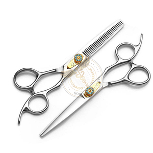 Professional <b>Barber</b> Scissors <b>Set</b> Customized Logo Stainless Steel <b>Barber</b> Scissors <b>Set</b> - Product Image 2