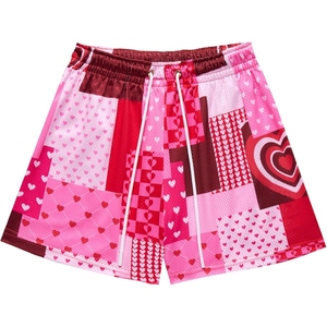 Shorts en maille pour homme personnalisés, respirants, en tissu torsadé, pour le basketball, la gym, design streetwear tendance - Product Image 5