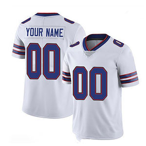 Maillot d'entraînement de football américain unisexe imprimé sur mesure de haute qualité - Respirant, grande taille, manches courtes, antibactérien, séchage rapide - Product Image 5