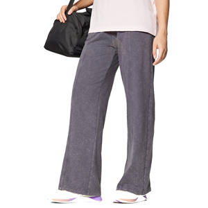 กางเกงวอร์มทรงโอเวอร์ไซส์ น้ำหนักเบา สไตล์ลำลอง ล้างสีแบบแอซิดวอช ผ้าฝ้ายออร์แกนิค 100% รุ่นวินเทจ ปี 2026 สไตล์สตรีทแวร์ - Product Image 3