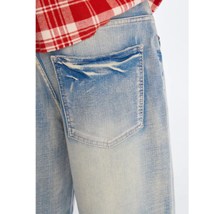 Nuevo Modelo de Pantalones Cortos Morados con Bolsillos Grandes y Cintura Elástica para Hombre, Pantalones Cortos Cargo de Mezclilla para Verano, Pantalones Cortos Denim Tears - Product Image 3