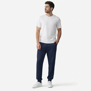 Pantalon de jogging ample pour homme, coupe large, taille haute, en molleton doux, avec cordon de serrage, décontracté, pour le sport et la détente, vente en gros - Product Image 3