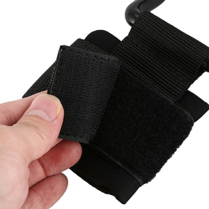 Best Price Customized Power Hooks Fitness Wrist Holder Rod Gym Heavy Duty Weightlifting <b>Barbell</b> Hooks - Product Image 6