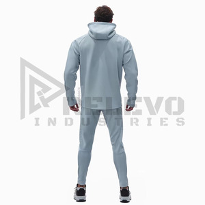 Nuevo Chándal Holgado para Hombre y Sudadera con Capucha de Secado Rápido, Transpirable, Ligero, con Logotipo Frontal Personalizado, Ropa Deportiva para Entrenamiento, Chándal de Fútbol - Product Image 3