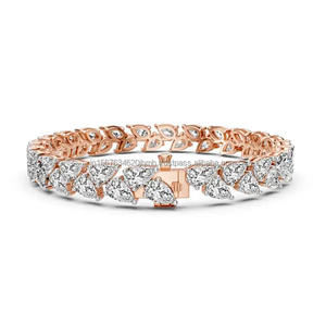 Cadena de Diamantes de Laboratorio IGI de Lujo, Joyería Fina Personalizable para Mujer, Brazalete de Diamantes en Oro de 14K/18K - Product Image 3