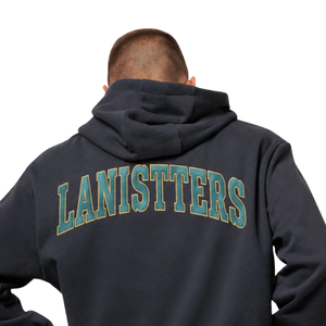 Sweat-shirt à capuche classique pour homme personnalisé, avec cordon de serrage, en molleton, poche kangourou, logo imprimé sur le devant, 100% coton, streetwear - Product Image 4