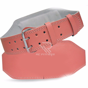 Ceinture de musculation RC Fitness en cuir de vachette respirant de 13 mm, unisexe, avec boucle à dégagement rapide, protection professionnelle - Product Image 1