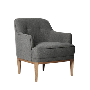Chaise en teck avec assise en mousse, design simple et moderne pour hôtel ou maison, intérieur ou extérieur, robuste - Product Image 1