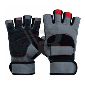 Guantes Deportivos Unisex de Medio Dedo de Alto Rendimiento, Transpirables, de Cuero, para Gimnasio, Ciclismo, Impermeables, Antideslizantes, con Agarre para Pesas - Product Image 1