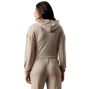 Ensemble de survêtement à capuche pour femme, pantalon large, coupe décontractée, tenue décontractée deux pièces, vêtements de détente, marque privée OEM ODM - Product Image 2