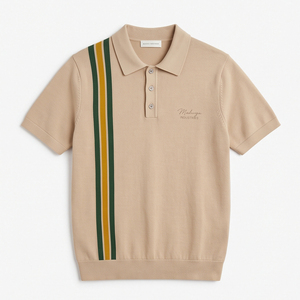 Maßgeschneidertes Luxus-Herrenhemd aus Canvas mit Spandex/Baumwolle, Einfarbiger Kragen, Premium Weich Atmungsaktiv Lässig Kurzarm Sommer-Hemd - Product Image 1