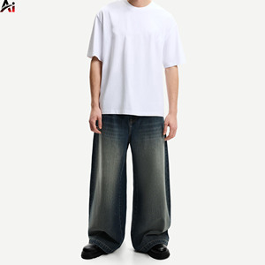 Pantalones de Mezclilla Personalizados al por Mayor para Hombre, de Algodón 100% Pesado, con Bordado y Estampado, Transpirables - Product Image 3