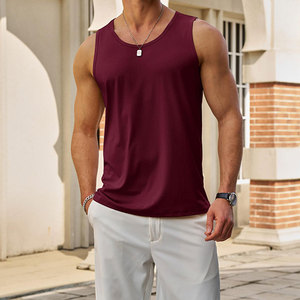 เสื้อกล้ามสำหรับออกกำลังกายสำหรับผู้ชาย เหมาะสำหรับเพาะกาย ยกน้ำหนัก วิ่งจ๊อกกิ้ง ปั่นจักรยาน เดินป่า ฟิตเนส ฟิตเนสแวร์ - Product Image 2