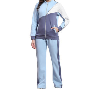 Servicio OEM, Chándal de Forro Polar Transpirable al por Mayor para Mujer, Chándal de Alta Calidad para Mujer, Chándal de Talla Grande, Conjunto de Dos Piezas - Product Image 1