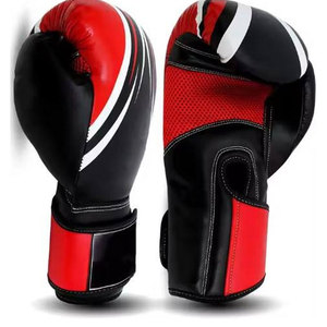 Gants de boxe d'entraînement en cuir marron Econex Sports avec fermeture et sangle de poignet réglable pour adultes - Product Image 6