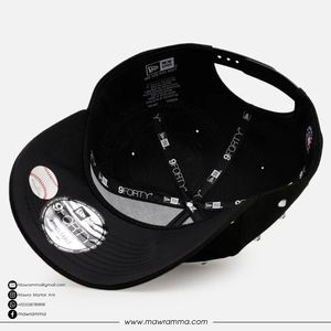 Casquette de baseball unisexe personnalisée avec logo, motif léopard, strass, respirante, imperméable, en coton, boucle réglable, style vintage, OEM - Product Image 6