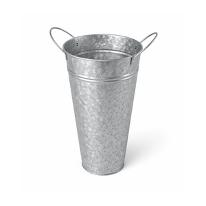 Vases en métal galvanisé de style farmhouse français pour la décoration de la maison et porte-parapluie - Product Image 2
