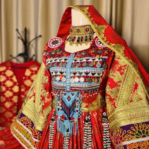 Conjuntos de Vestidos Plisados de Alta Calidad Estilo Bohemio Gitano Afgano con Borlas y Monedas Antiguas Bordadas, Hechos a Mano, Estilo Tribal Étnico para Mujer - Product Image 4