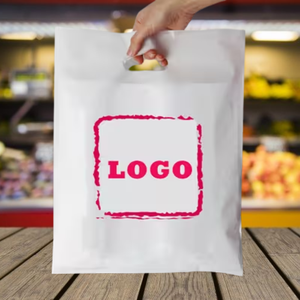 Custom Utility Poly Bags Garbage Bag Biodegradable HDPE <b>Plastic</b> <b>Packaging</b> Waterproof Durable Strong Drawstring Industrial Supply - Product Image 1