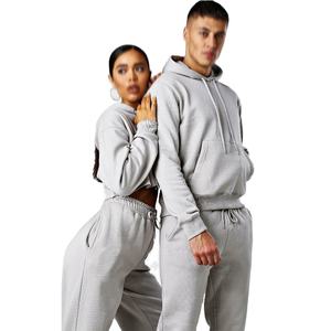 Conjuntos Deportivos Personalizados con Capucha para Parejas, Unisex, 100% Algodón, Invierno, Tallas Grandes, Ropa Deportiva Informal para Calle y Entrenamiento - Product Image 2