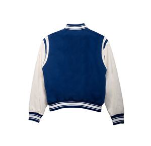 OEM personalizado cuerpo de lana de cuero de la manga de chenilla Bordado de lana ropa de calle Letterman Varsity chaquetas para los hombres - Product Image 2