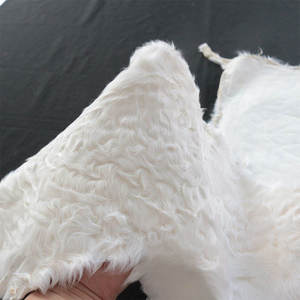 Natural Premium Lambswool Sheepskin <b>Wool</b> Leather Pelt Clear Grain Tight Texture for Luxury Auto Upholstery Fashion Apparel <b>Craft</b> - Product Image 1