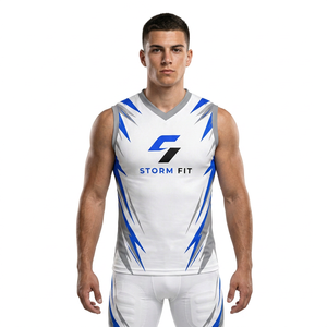 Uniformes de fútbol 7on7 para jóvenes de calidad superior, impresión por sublimación, 100% poliéster, logotipo personalizado del equipo, conjuntos de nombres - Product Image 3
