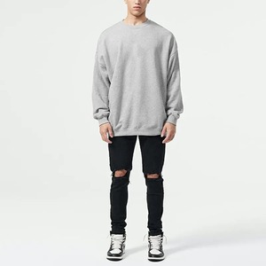 Sudaderas personalizadas para hombre, de algodón, ajustadas, con estampado, lisas, de manga larga. - Product Image 4