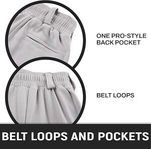 Boys' Baseball Pants - <b>Toddler</b> Softball Pants with Reinforced Knees, Side Piping, 2 Pockets - Product Image 4