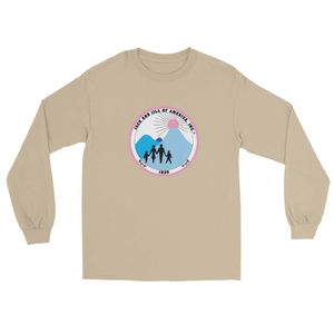 เสื้อยืดแขนยาว Jack and Jill Unisex Crest ผ้าเนื้อนุ่ม คอกลมคลาสสิก สไตล์ลำลอง สตรีทแวร์ เสื้อขายส่ง เสื้อผ้าสั่งทำ - Product Image 1