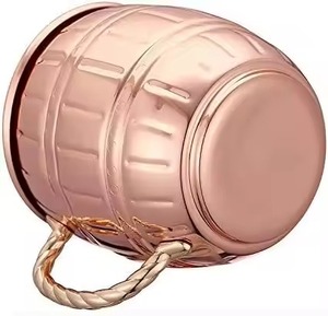 Best Premium Standard Design Copper Mug Copper Handle Hammered Design Metal Stainless <b>Beer</b> Mug Restaurants Parties Gifts - Product Image 1