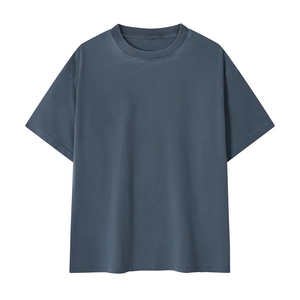 T-shirt Oversize Homme 2026 Streetwear Coupe Ample Coton Épais Épaules Tombantes Unisexe Décontracté - Product Image 6