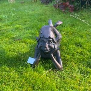 Statue de Pixie couché en bronze grandeur nature, faite à la main, pour la décoration de jardin, fournitures pour événements, designs personnalisables - Product Image 6
