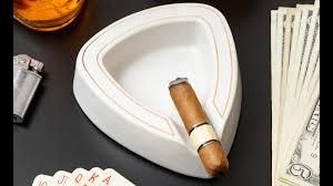 Cendrier en céramique pour hommes, cendrier de qualité supérieure, robuste, pour la maison, le bureau, le salon - Product Image 2