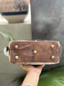 High Quality Cowhide Leather Toiletry Organizer Women Genuine Cowhide Leather Storage <b>Makeup</b> Bags Travel Cosmetic Bags - Product Image 5