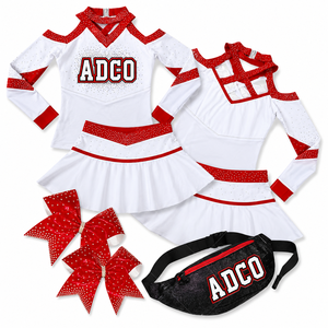 Ensemble d'uniformes de cheerleading personnalisés pour les filles, sports d'équipe, danse de cheerleading, tenue de compétition - Product Image 5