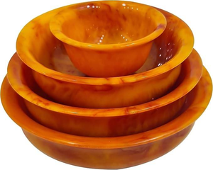 Bols en résine faits à la main, artisanat en magnésie, fabriqués en Inde, disponibles - Product Image 1
