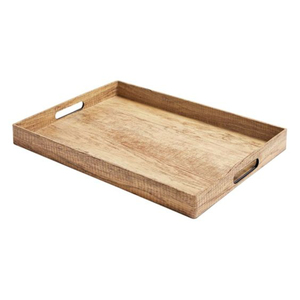Bandeja de Servir de Madera Maciza Minimalista Premium - Bandeja de Vajilla Moderna de Estilo Nórdico Resistente para Restaurantes y Hoteles - Product Image 5