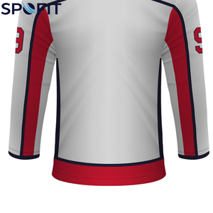 Jersey de Hockey sobre Hielo Personalizado de Estilo Popular, Jersey de Hockey sobre Hielo Personalizado al por Mayor de la Mejor Calidad con Impresión por Sublimación Personalizada - Product Image 3