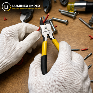 LUMINEX IMPEX LUB=113 Alicates de Pulido Ligeros de Acero Inoxidable de Punta Larga para Fabricación de Joyas, Pulseras y Bricolaje - Product Image 6