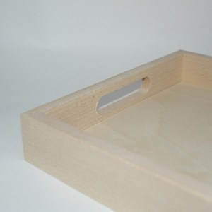 Plateau en bois artisanal - Product Image 2