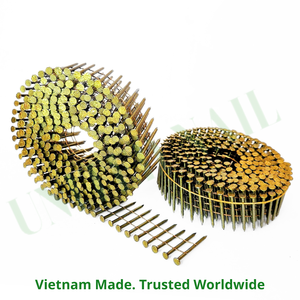 Clavos en espiral de 15 grados, 1-3/4 pulgadas, 9000 unidades, punta de diamante de acero con vástago de anillo liso, para pistola de clavos a gas, precio competitivo, Vietnam - Product Image 6
