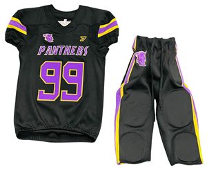 Maillot de football américain personnalisé pour homme, sans manches, col en V, impression sublimée, évacuation de l'humidité, 100% polyester, numéros d'équipe, logo avant - Product Image 6