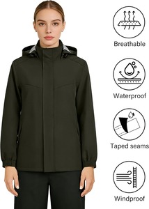 Combinaison de pluie professionnelle pour l'extérieur, légère, imperméable, vêtements d'aventure, fabrication en usine - Product Image 3