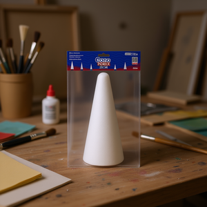 CONO POREX 25CM Polyfoam Crafts pour la créativité et l'imagination - Product Image 3