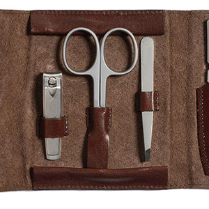 Top Quality Manicure Kit Stainless Steel 5 Pieces <b>Nail</b> Scissors Clipper Pushers File And Tweezers <b>Set</b> For Professional Use - Product Image 2