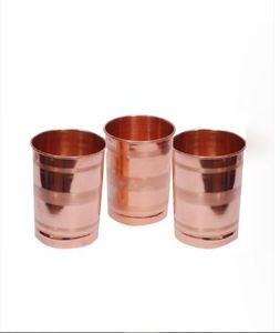 Juego de 3 Vasos de Cobre de Grado Alimenticio para Vino y Leche, Capacidad de 900 ml, Fáciles de Limpiar - Product Image 2
