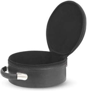 Estuche para Gorra Masónica San Tomás de Acon, Cuero Negro, Emblema Bordado (Marrón) – Caja de Almacenamiento para Gorra Masónica - Product Image 4