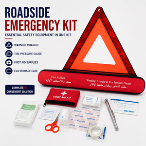 Kit de Herramientas de Emergencia Portátil EVE, Triángulo de Advertencia, Estuche de Almacenamiento, Bolsa de Seguridad para Emergencias en el Automóvil, OEM ODM, Impermeable, Resistente a Golpes - Product Image 1
