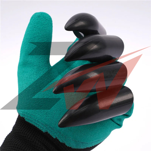 Gants de jardinage en gros avec griffes, enduits de caoutchouc, imperméables, pour travaux de jardinage, outils de jardin, OEM en vrac - Product Image 4